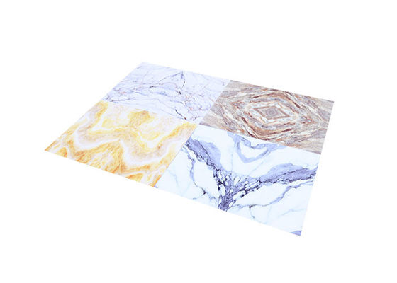 1.22x2.8mx3mm Panel Plastik Dekoratif Untuk Dinding Mewah Tahan Air Mengkilap Tinggi