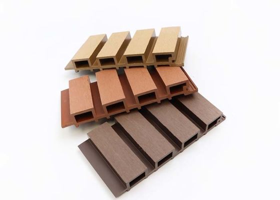Waterproof Outdoor WPC Fluted Panel Outdoor Plastic Composite Exterior