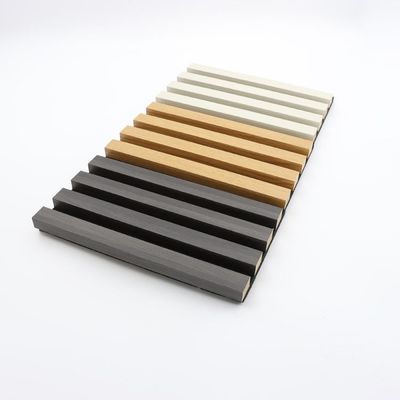 Papan Panel Akustik Mewah Kain Kayu Beralur Beralur 2400 * 600mm