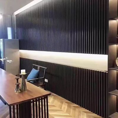 Kayu Alternatif Indoor 195x28mm Panel Dinding WPC Interior Panel Dinding Dekoratif WPC