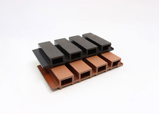 HDPE Exterior WPC Wall Panel Tahan Air WPC Wall Cladding 219x26mm