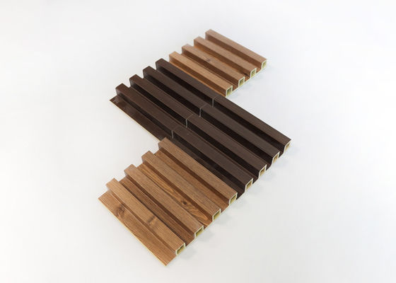 Kayu Plastik Komposit Panel Dinding WPC Dekorasi Interior Wall Cladding WPC