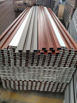 Kayu Alternatif Indoor 195x28mm Panel Dinding WPC Interior Panel Dinding Dekoratif WPC