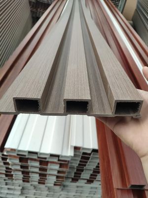 Kayu Alternatif Indoor 195x28mm Panel Dinding WPC Interior Panel Dinding Dekoratif WPC