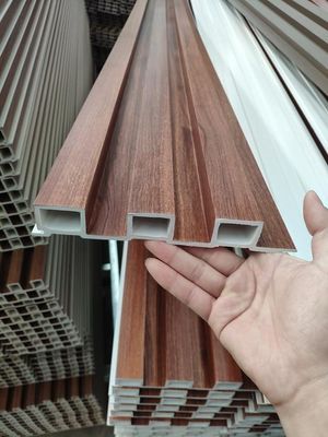 Kayu Alternatif Indoor 195x28mm Panel Dinding WPC Interior Panel Dinding Dekoratif WPC