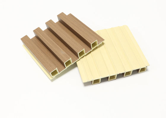 Kayu Plastik Komposit Interior Panel Dinding WPC Panel Dinding WPC Dalam Ruangan