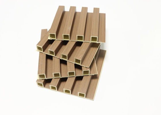 Kayu Plastik Komposit Interior Panel Dinding WPC Panel Dinding WPC Dalam Ruangan