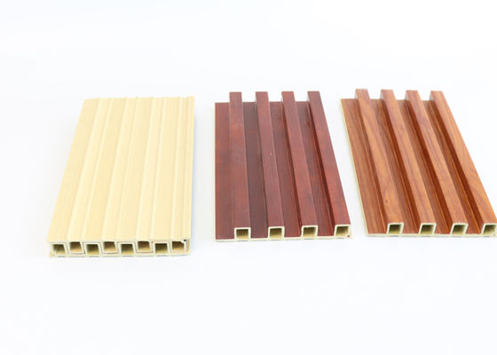 Kayu Plastik Komposit Interior Panel Dinding WPC Panel Dinding WPC Dalam Ruangan