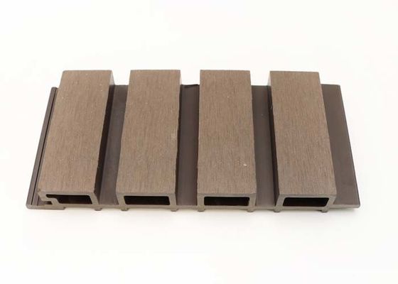 Mudah Menginstal Panel Dinding WPC Eksterior Anti UV Panel Dinding WPC Luar Tahan Api