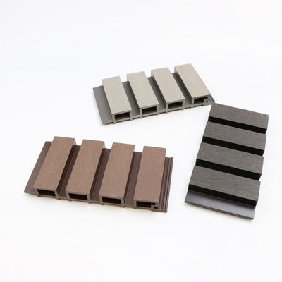 Co Extrusion Outdoor 159x10mm Exterior WPC Wall Panel Cladding Wall Panel
