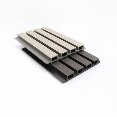 Co Extrusion Outdoor 159x10mm Exterior WPC Wall Panel Cladding Wall Panel