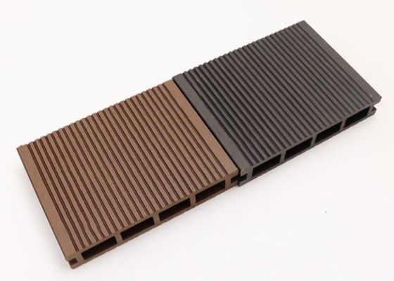 Outdoor Wood Grain WPC Decking 3D Embossed Wooden Plastic Composite Flooring