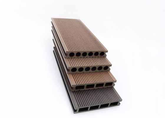 140x25mm Co Extrusion WPC Decking Lantai Komposit Plastik Kayu Daur Ulang