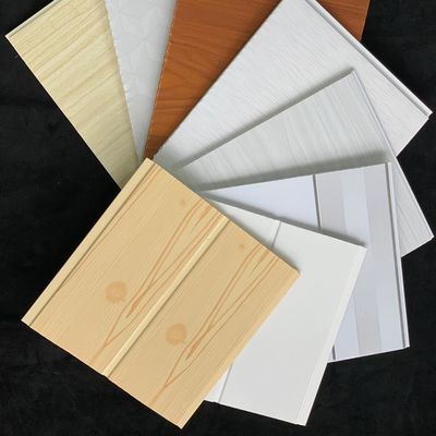 Papan Plafon PVC Laminasi Panel PVC Putih Murni Panel Dinding Plafon PVC Matte Putih