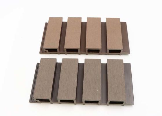 Beberapa Warna HDPE 219x26mm WPC Wall Cladding Bahan Dekorasi Eksterior