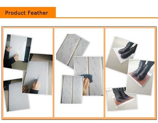 Langit-langit Gloss Tinggi Panel PVC Dinding Interior Dekorasi Rumah Kamar Mandi Bahan Bangunan