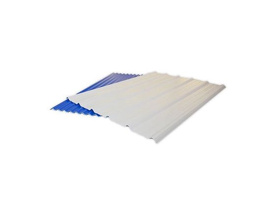 Plastik Komposit PVC Red Roof Tile Tahan Api Dekorasi Luar Ruangan