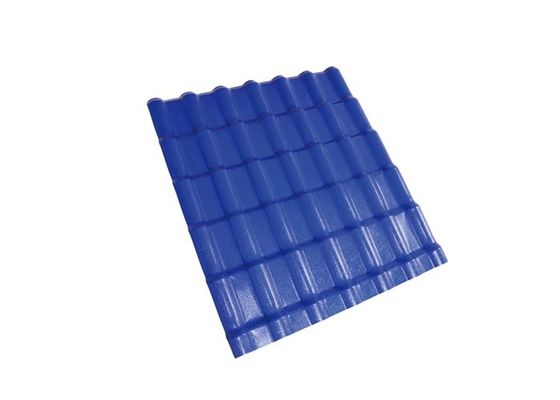 Plastik Komposit PVC Red Roof Tile Tahan Api Dekorasi Luar Ruangan