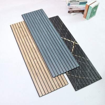 Panel Dinding PVC Pola 3D Dekorasi Dinding Modern Permukaan Bertekstur Papan Dinding Mudah Dibersihkan Untuk Dekorasi Dinding Fitur Rumah