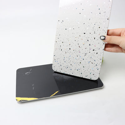 Panel dinding shower PVC tahan air ramah lingkungan Permukaan mudah bersih