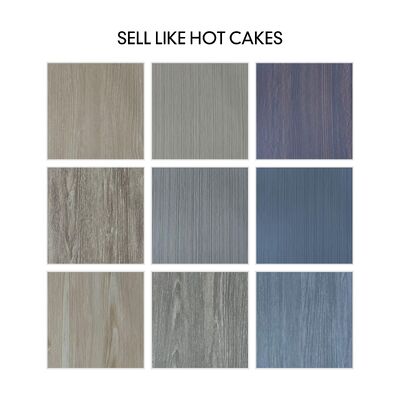 Stiker Gulungan Lantai Vinyl PVC 0.7mm yang Dapat Dilepas dengan Perekat Kuat