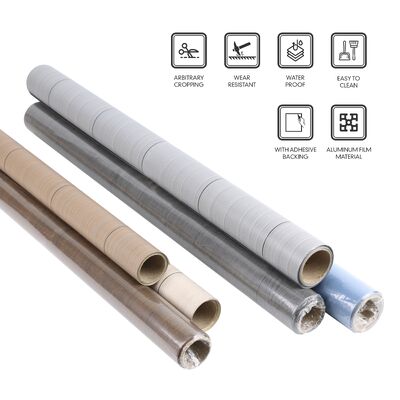 Stiker Lantai Vinyl Perekat Diri Premium Dengan Pola Kayu Atau Ubin Realistis Untuk Peningkatan Dekorasi Rumah Cepat dan Mudah