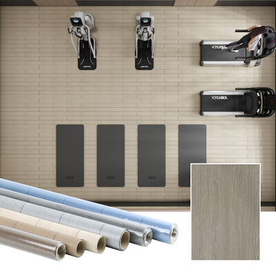 Mudah Dipasang Dan Dilepas Stiker Lantai Perawatan Rendah Tahan Air Pudar Pemakaian Sehari-hari Untuk Keindahan Tahan Lama