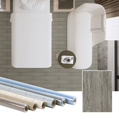 Soft Touch Nyaman Self Adhesive Sticker Lantai Dekoratif