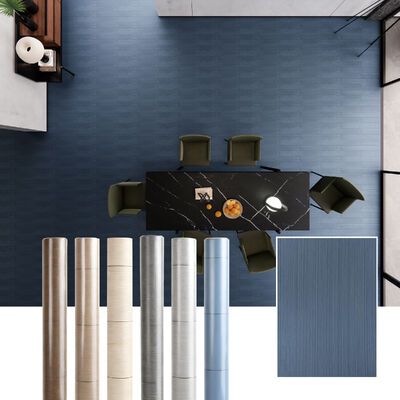 0.7mm Adhesive Floor Sticker Kork Atau Soft Texture Pattern