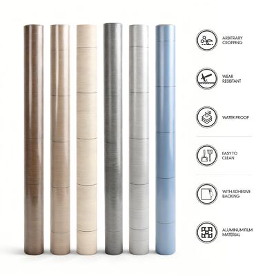 0.5mm Eco Friendly Pvc Self Adhesive Floor Sticker Bahan Dekorasi