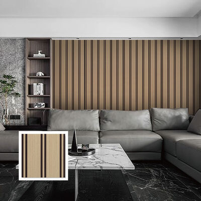 panel dinding langit-langit bergalur PVC yang mudah dipasang dan tahan lembab untuk hiasan dinding langit-langit Interior Modern