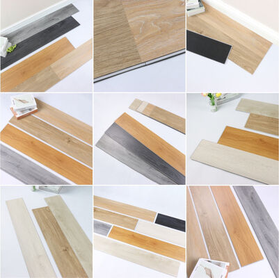 Lantai SPC Formaldehida E0 dengan Bahan Baku Batu Kapur Solusi Lantai Tahan Lama Unggul untuk Aplikasi Komersial dan Residensial