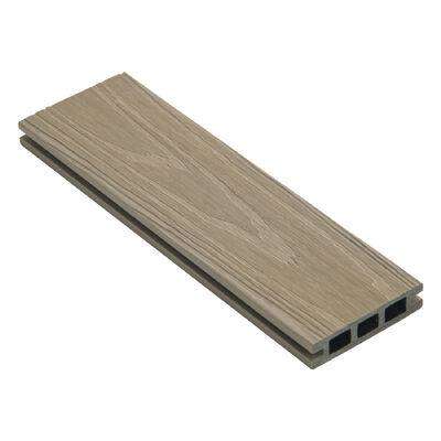 Dek Komposit WPC Luar Ruang Berwarna-warni Co-Extrusion Floor Kayu Plastik untuk Proyek Taman