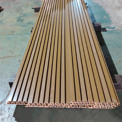 Panel dinding WPC eksterior berkualitas tinggi Komposit kayu plastik tahan air untuk dekorasi bangunan