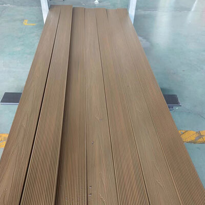 Panel dinding eksterior WPC Outdoor Wood Plastic Composite dengan ketahanan cuaca dan pemasangan yang mudah