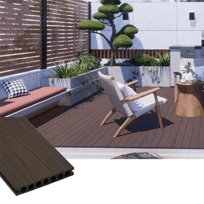 Outdoor Waterproof WPC Decking Boards untuk kolam renang dan proyek lanskap dengan ketahanan cuaca