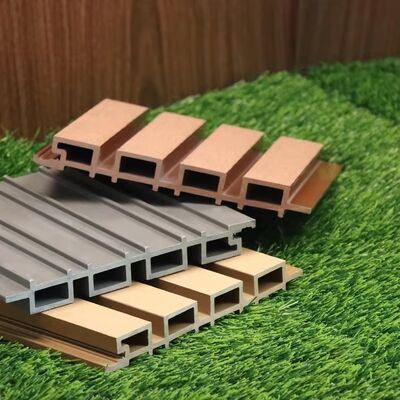 Panel Dinding Eksterior Cladding Luar Ruangan Wpc Isolasi Termal dan Suara untuk Eksterior