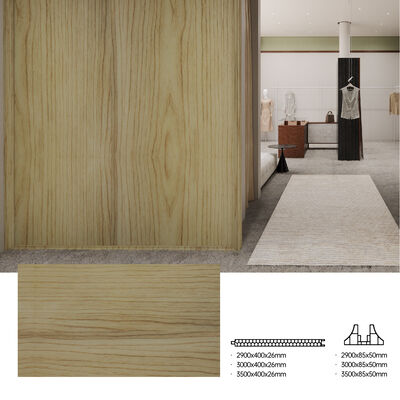 Panel dinding PVC partisi interior dekoratif papan waterproof pemisah untuk ruang ruangan