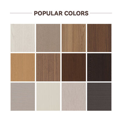 Waterproof Indoor WPC Wall Panel Mudah Menginstal Fluted Wall Cladding untuk Dekorasi Interior
