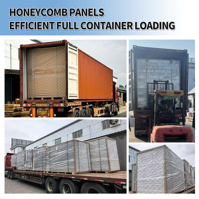 Panel Honeycomb Aluminium Ringan / Lembar Aluminium Honeycomb 1220 × 2440mm