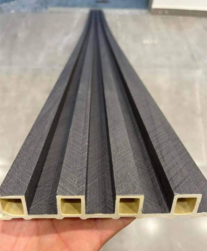 Dekorasi Dinding Interior Indoor Wpc Panel Dinding Dekoratif Kayu Plastik Komposit