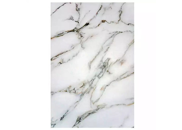 1220x2800x3mm PVC Marble Sheet Wall Decorative UV Board Untuk Arab Saudi