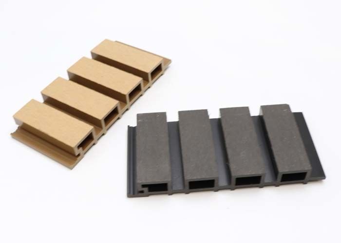 Beberapa Warna HDPE 219x26mm WPC Wall Cladding Bahan Dekorasi Eksterior