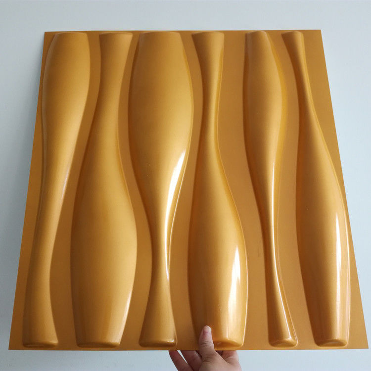 Panel Dinding 3D Dekoratif 50x50cm Desain Modern Interior Rumah 100% PVC