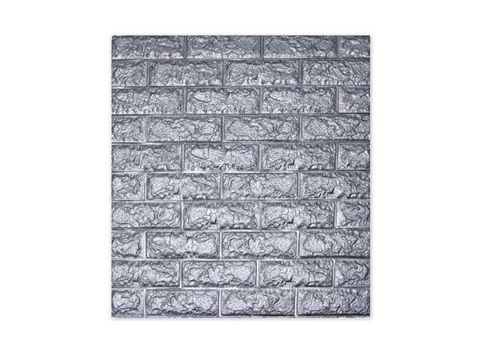 Self Adhesive 3D Busa Bata Busa Dekoratif Stiker Dinding Roll Untuk Dekorasi Ruang Tamu