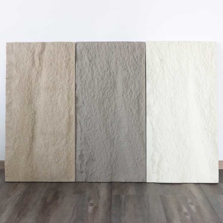 Panel Batu Imitasi PU Mewah Satu Dinding Dekoratif 1200 * 600mm 100mm