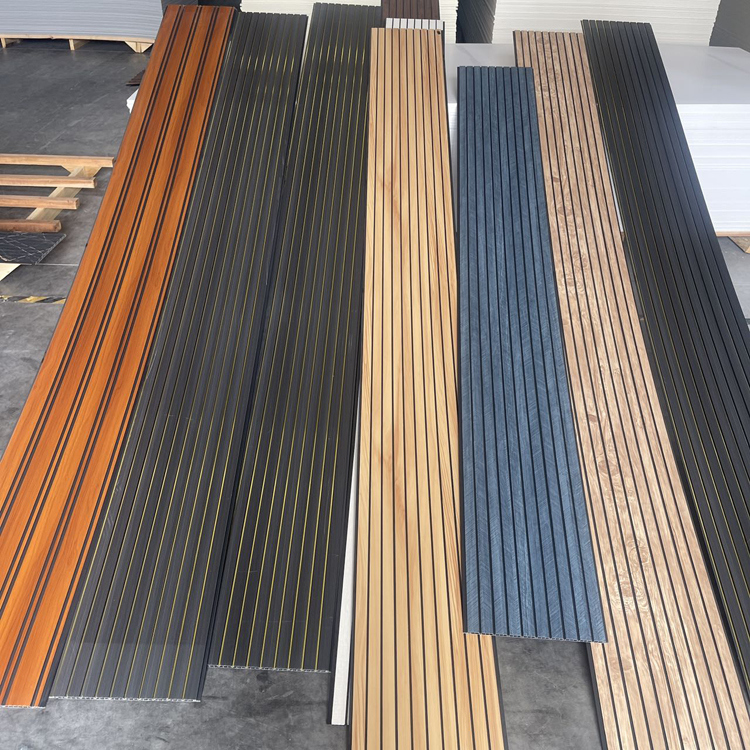 Panel Dinding PVC Pola 3D Dekorasi Dinding Modern Permukaan Bertekstur Papan Dinding Mudah Dibersihkan Untuk Dekorasi Dinding Fitur Rumah