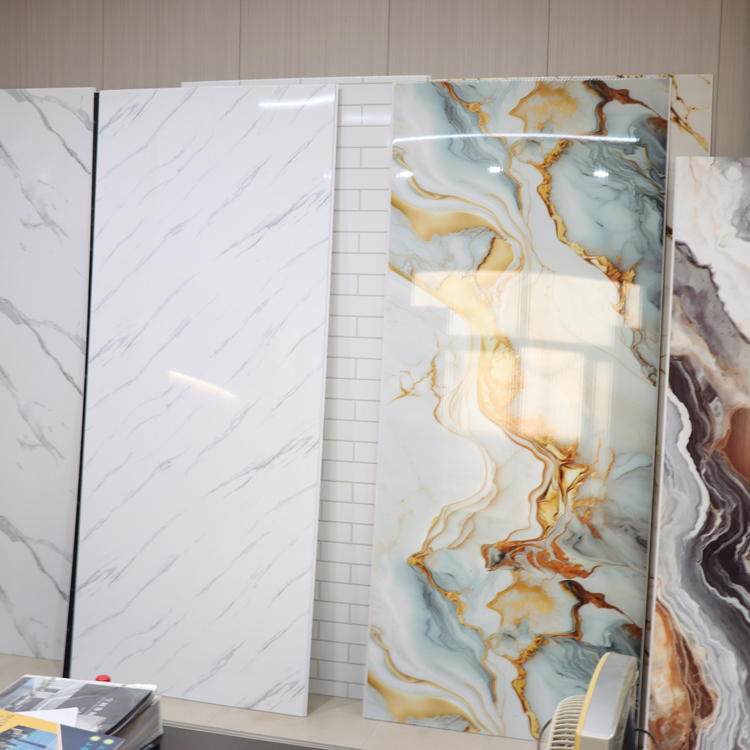 Panel dinding kamar mandi PVC permukaan bertekstur anti slip tahan goresan