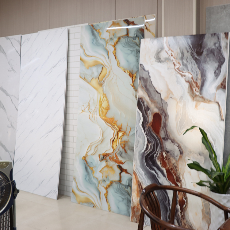 Pasokan Bulk 1000x2400mm PVC Shower Wall Panel Untuk Proyek Konstruksi