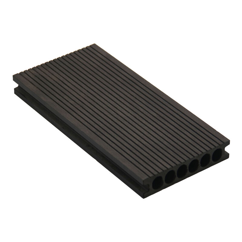 Dek Komposit WPC Luar Ruang Berwarna-warni Co-Extrusion Floor Kayu Plastik untuk Proyek Taman